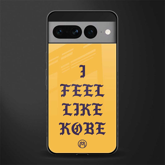 i feel like kobe back phone cover | glass case for google pixel 7 pro