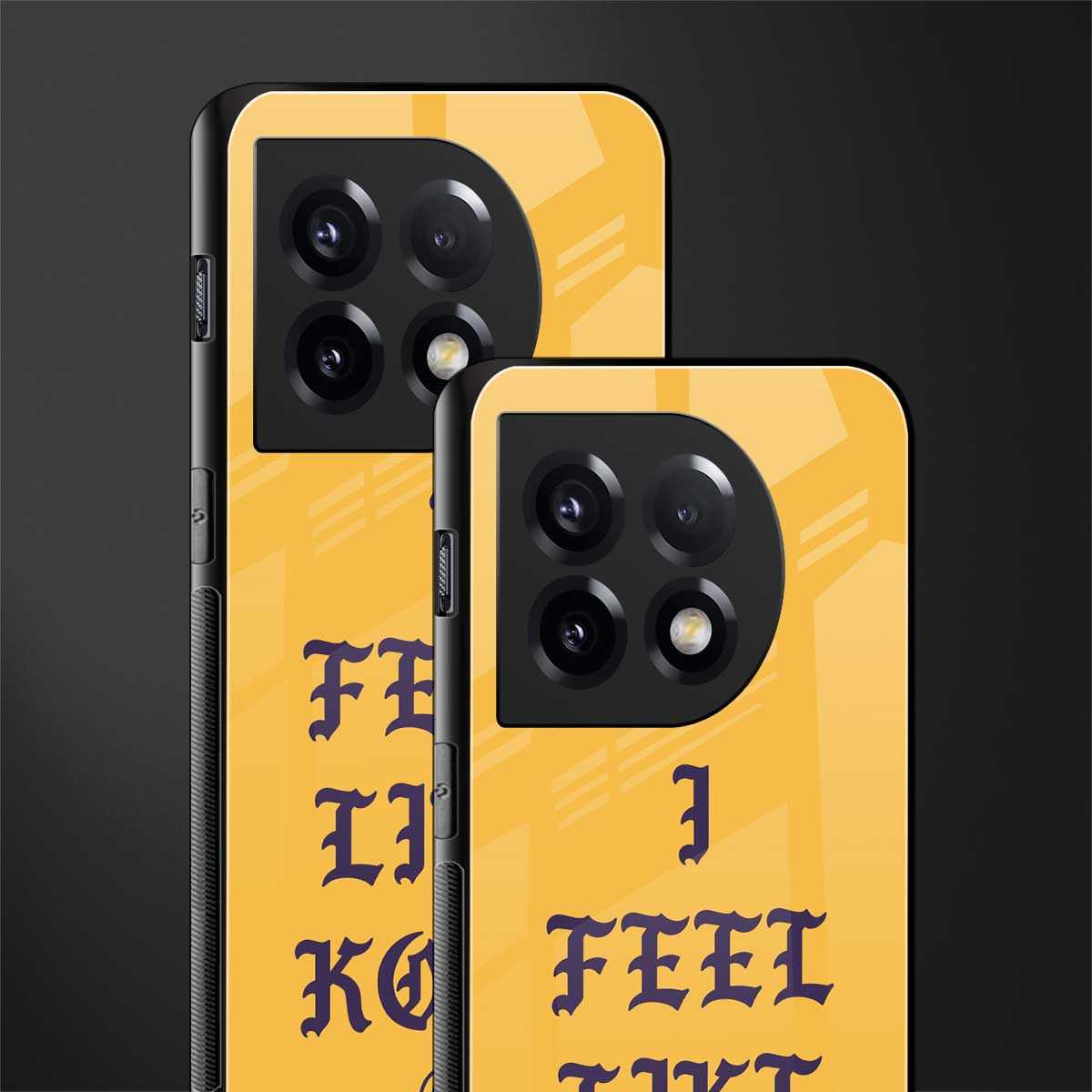i feel like kobe back phone cover | glass case for oneplus 11