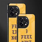 i feel like kobe back phone cover | glass case for oneplus 11r
