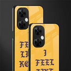 i feel like kobe back phone cover | glass case for oneplus nord ce 3 lite