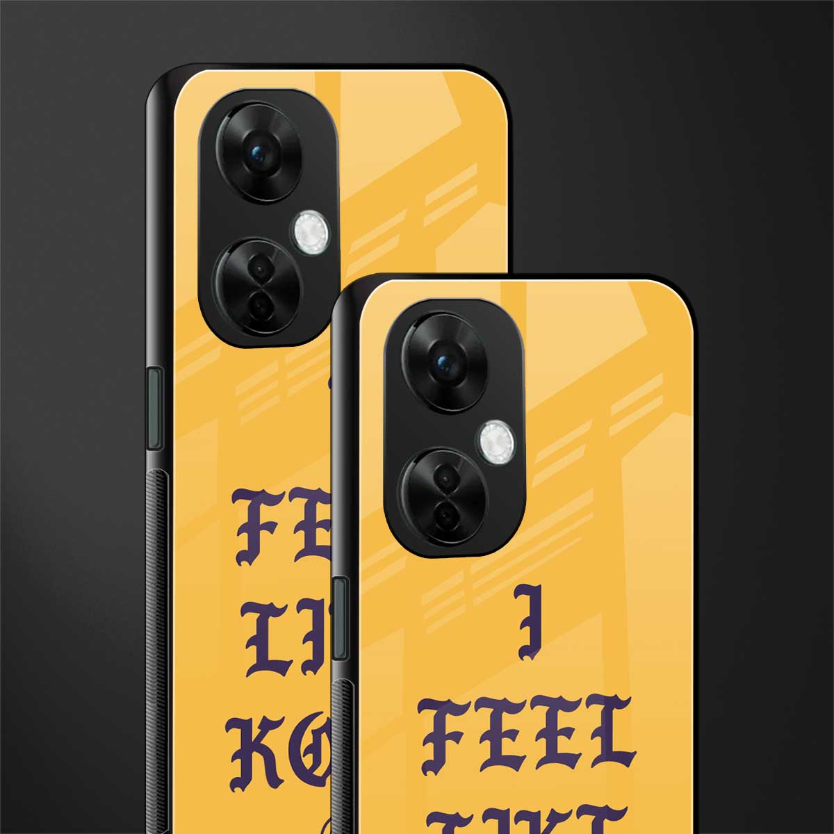i feel like kobe back phone cover | glass case for oneplus nord ce 3 lite