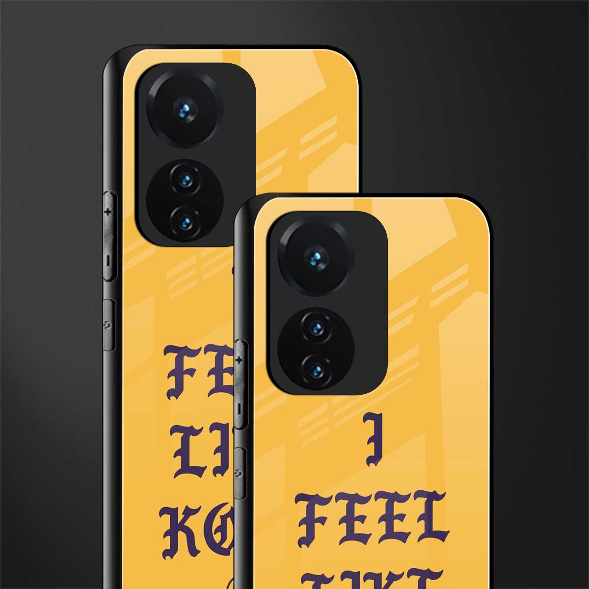 i feel like kobe back phone cover | glass case for vivo t1 44w 4g
