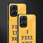 i feel like kobe back phone cover | glass case for realme c55