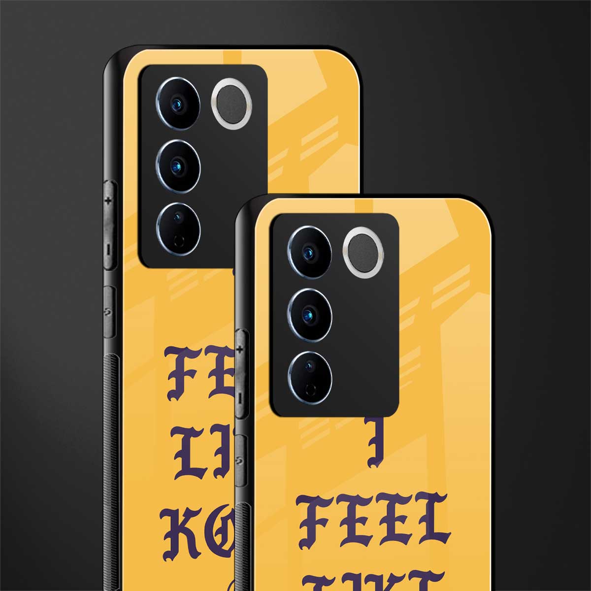 i feel like kobe back phone cover | glass case for vivo v27 pro 5g