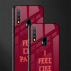 i feel like pablo glass case for vivo u20 image-2