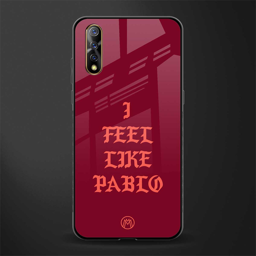 i feel like pablo glass case for vivo s1 image