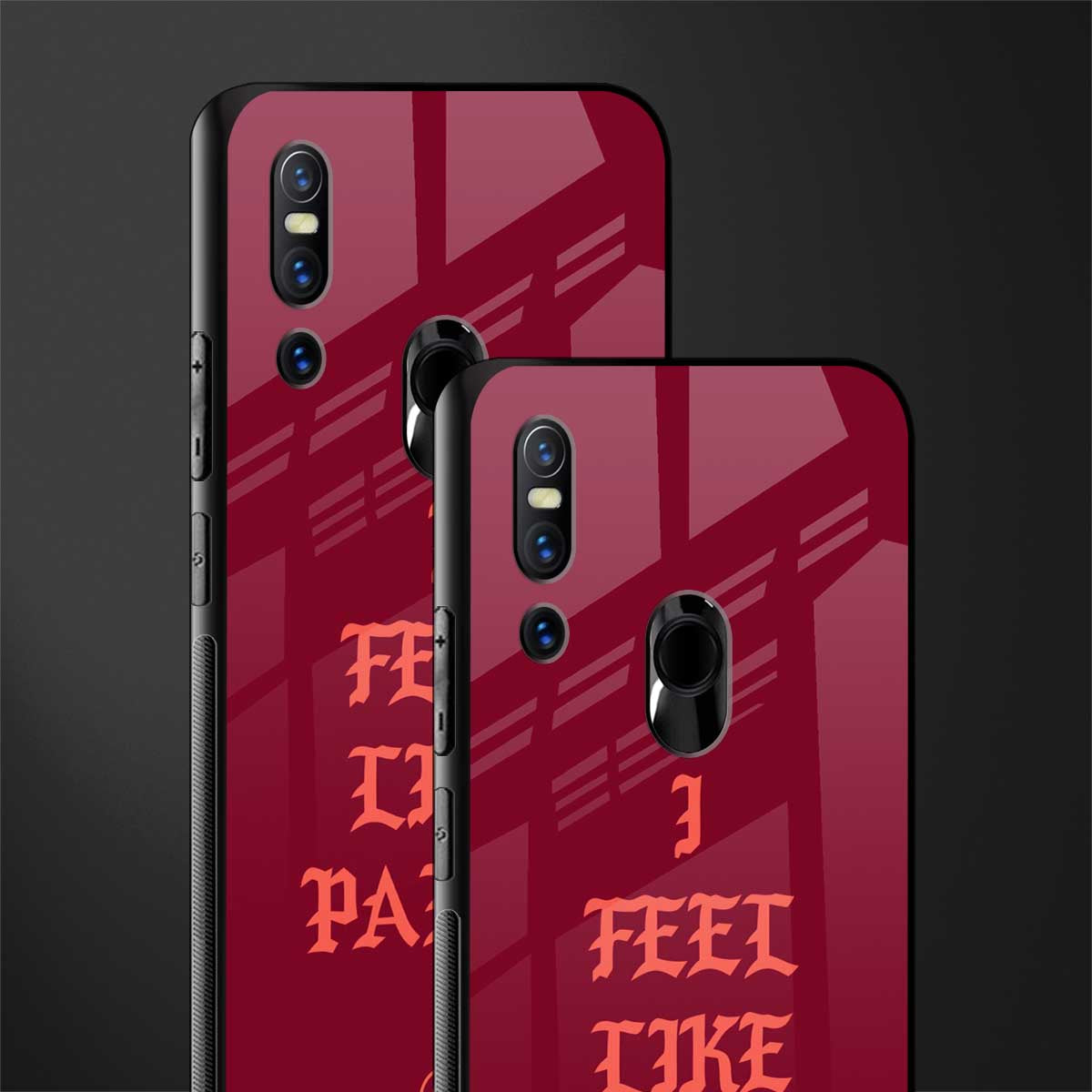 i feel like pablo glass case for vivo v15 image-2