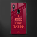 i feel like pablo glass case for vivo v15 image