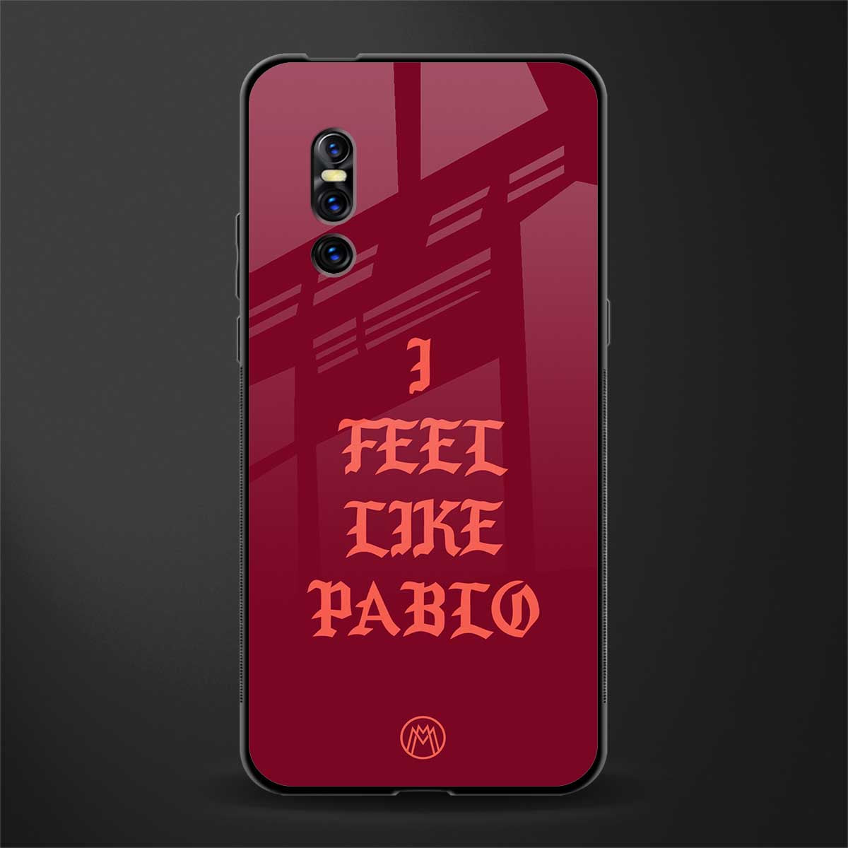 i feel like pablo glass case for vivo v15 pro image