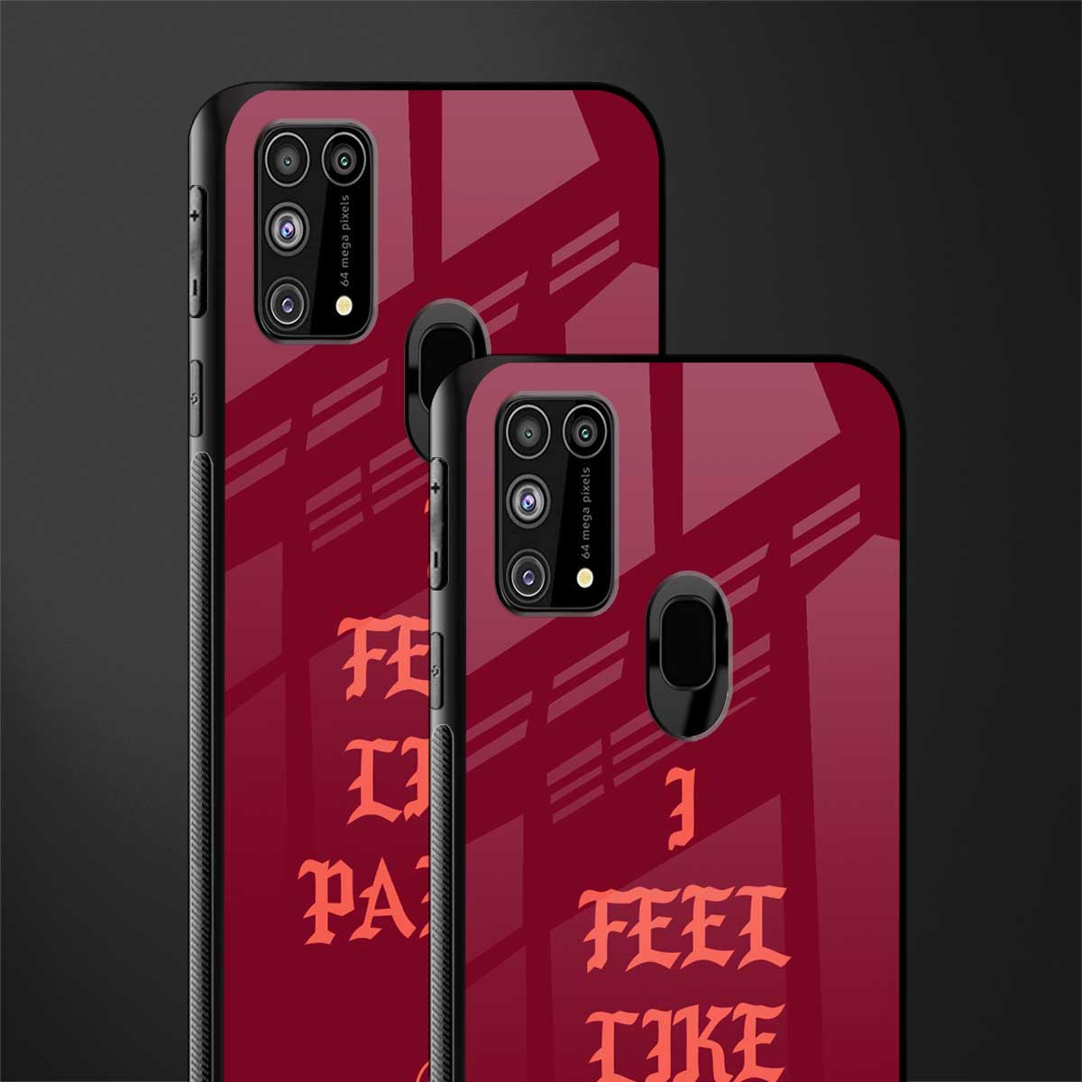 i feel like pablo glass case for samsung galaxy m31 image-2