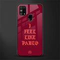 i feel like pablo glass case for samsung galaxy m31 image