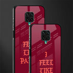 i feel like pablo glass case for redmi note 9 pro image-2