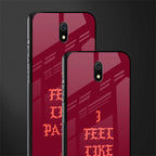 i feel like pablo glass case for redmi 8a image-2