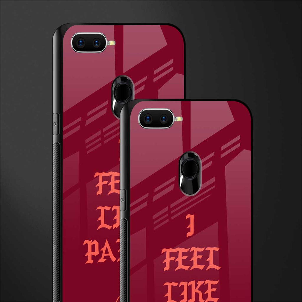 i feel like pablo glass case for oppo a7 image-2