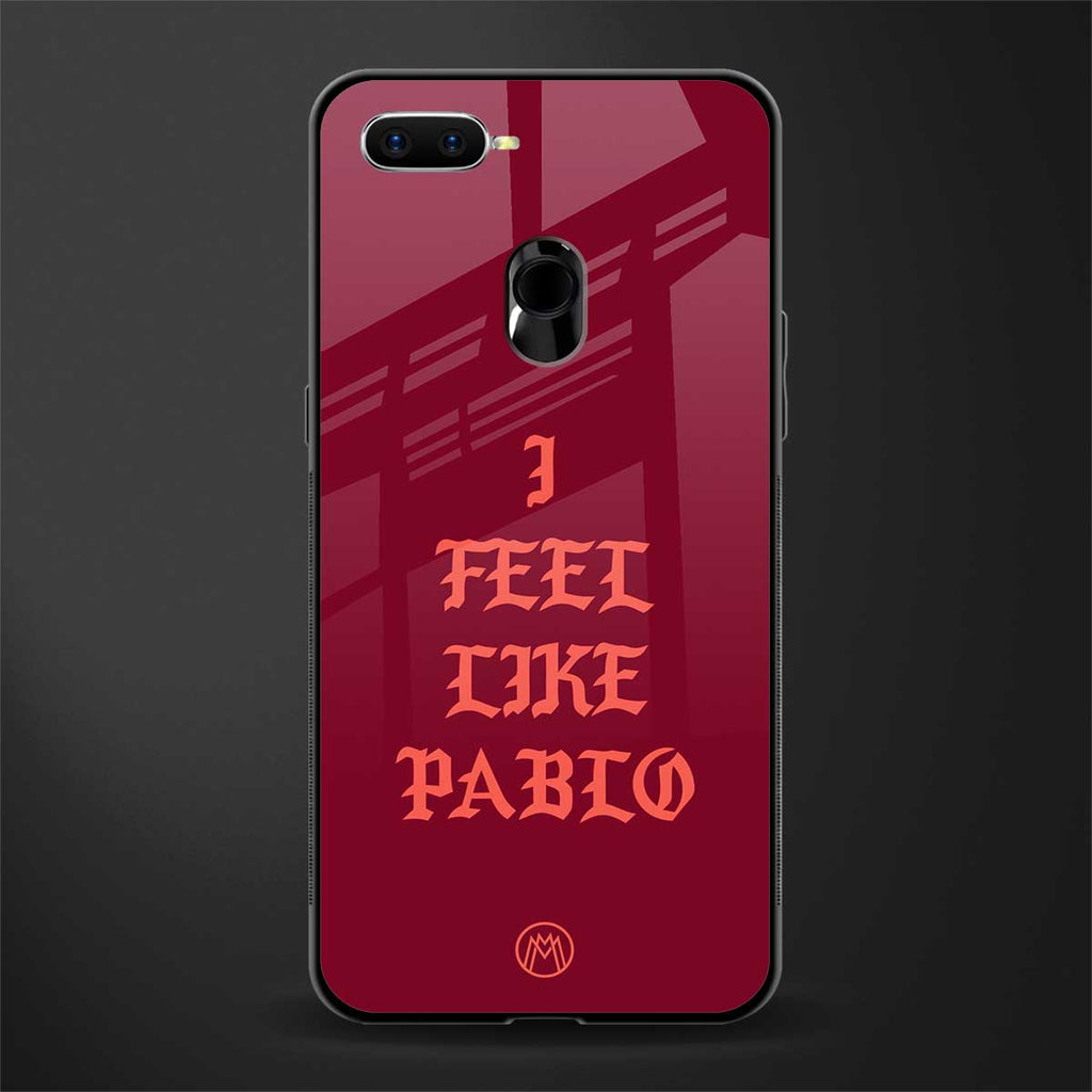 i feel like pablo glass case for oppo a12 image