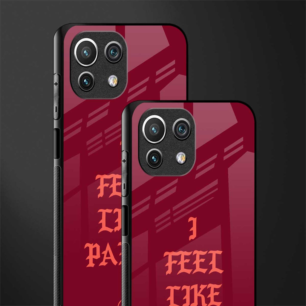 i feel like pablo glass case for mi 11 lite image-2