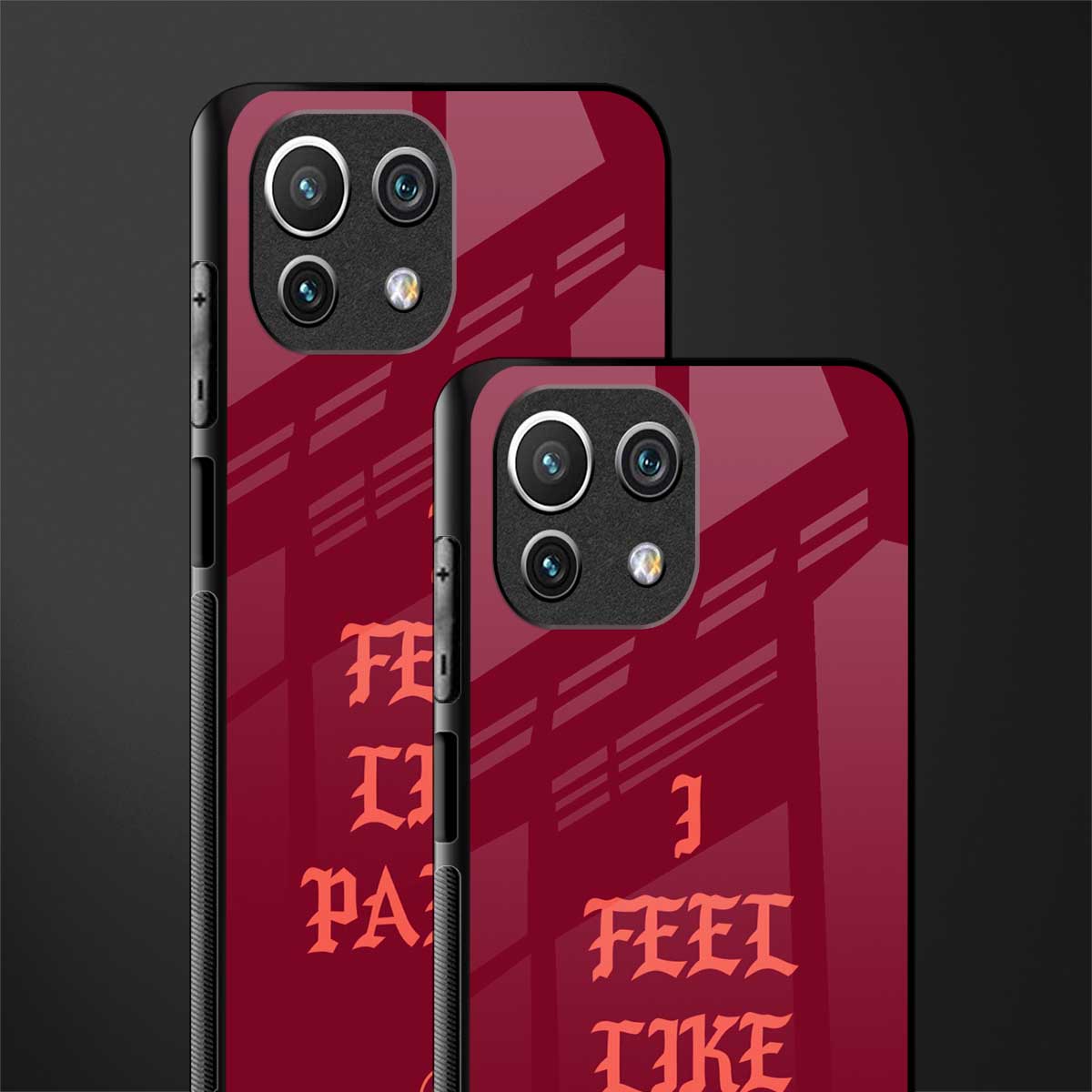 i feel like pablo glass case for mi 11 lite image-2