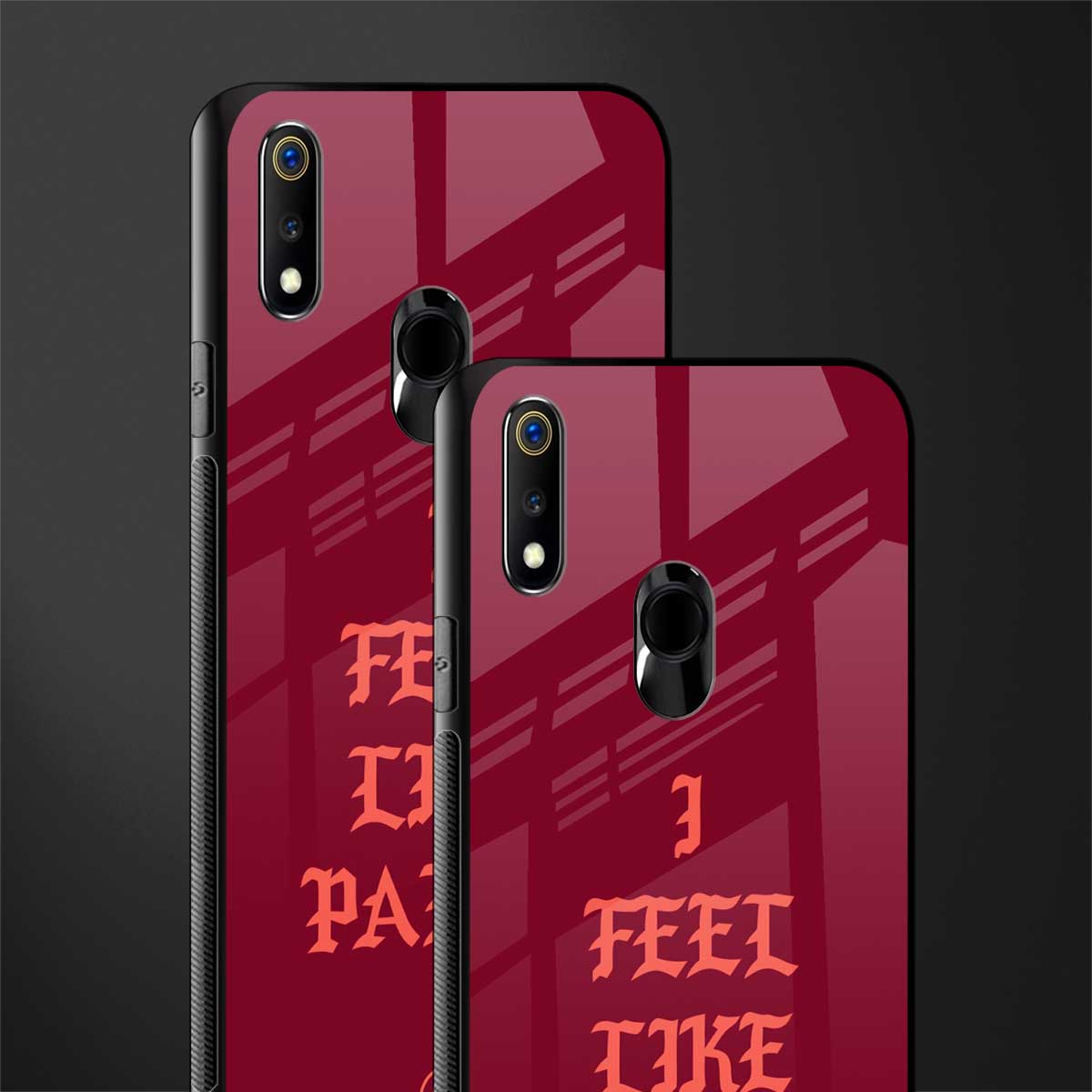 i feel like pablo glass case for realme 3 pro image-2