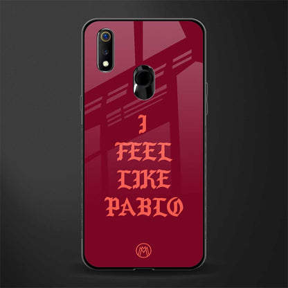 i feel like pablo glass case for realme 3 pro image