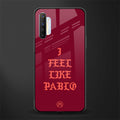 i feel like pablo glass case for realme x2 image