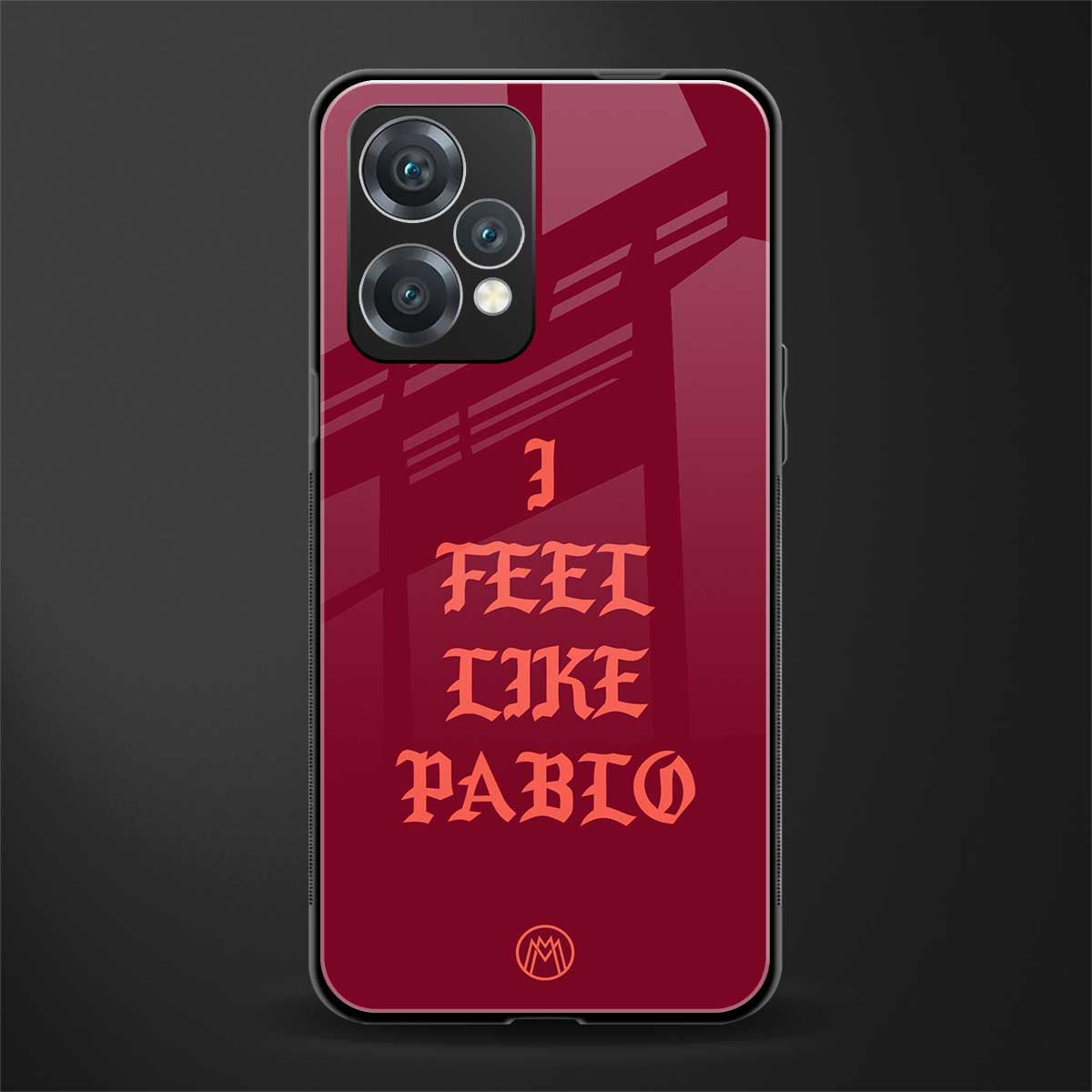 i feel like pablo back phone cover | glass case for realme 9 pro 5g