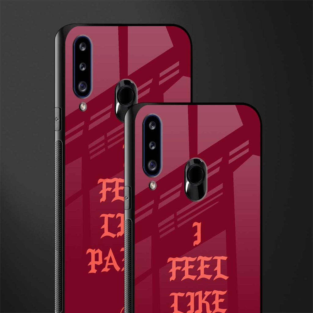 i feel like pablo glass case for samsung galaxy a20s image-2