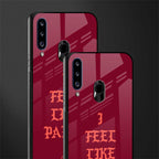 i feel like pablo glass case for samsung galaxy a20s image-2