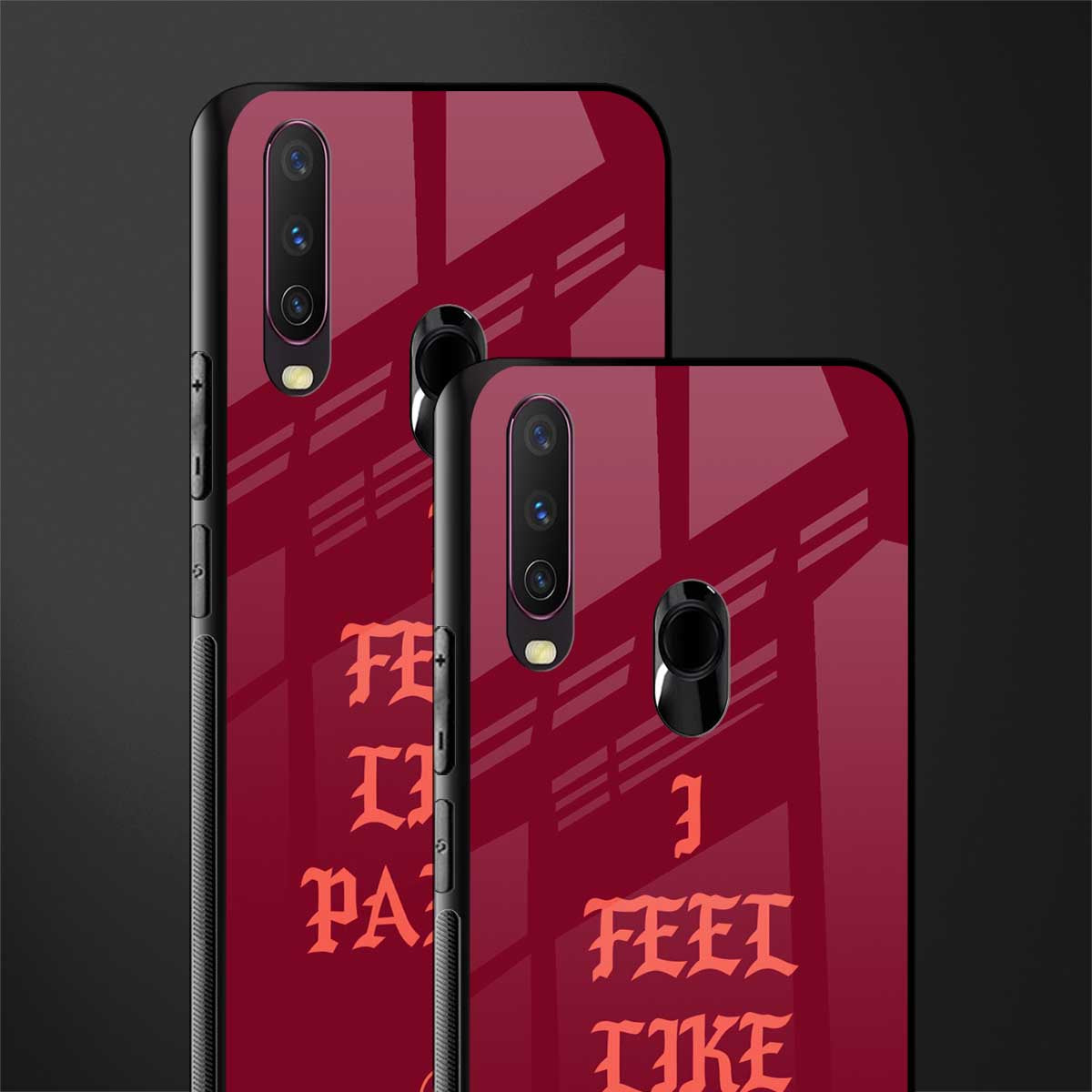 i feel like pablo glass case for vivo y12 image-2