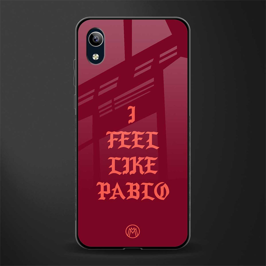 i feel like pablo glass case for vivo y1s without fingerprint image