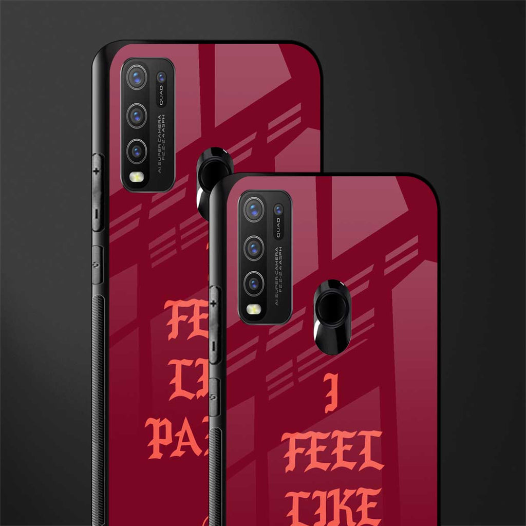 i feel like pablo glass case for vivo y50 image-2