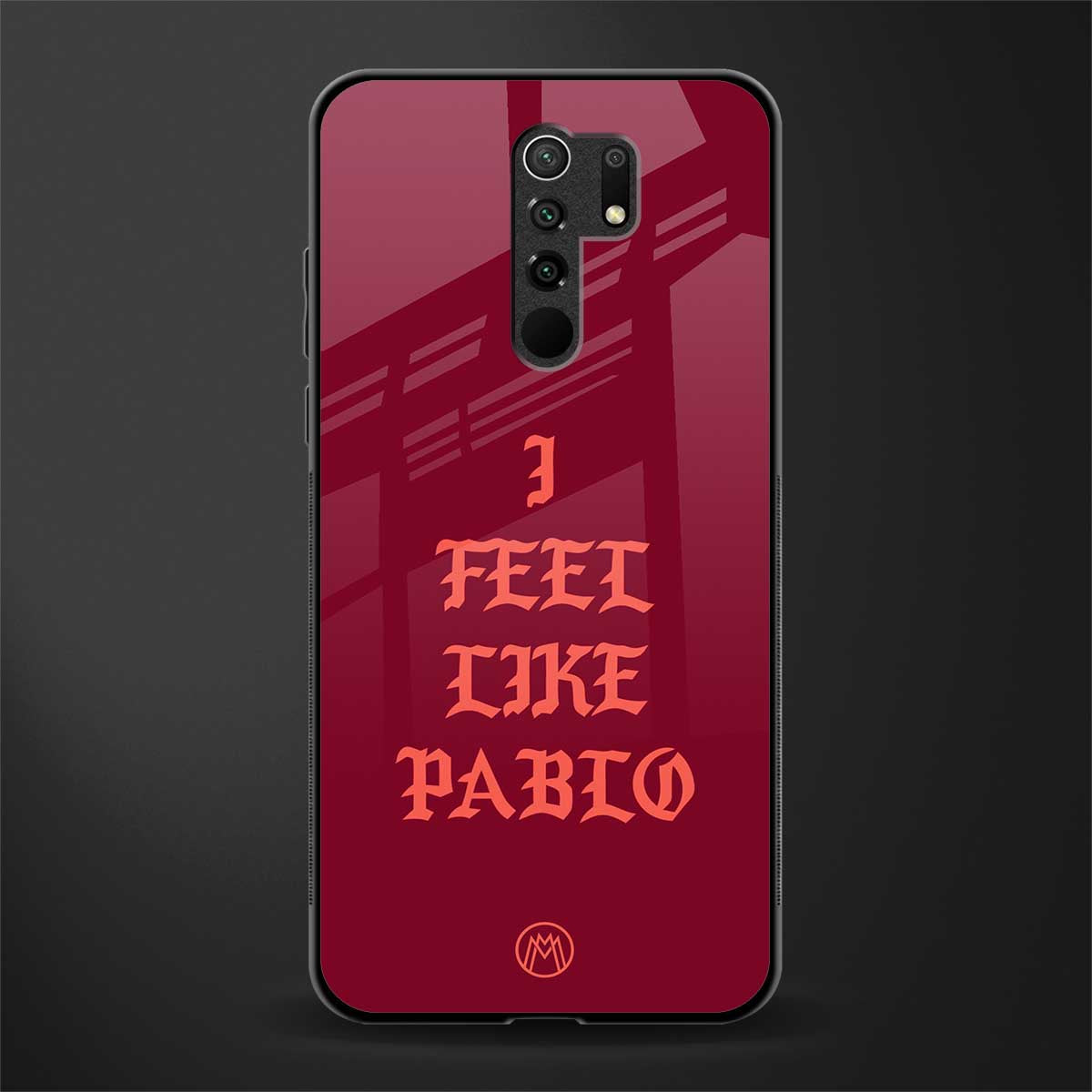 i feel like pablo glass case for poco m2 image