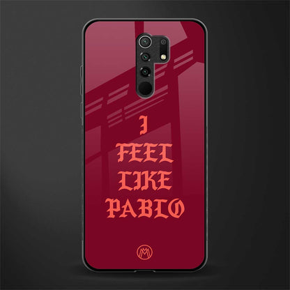 i feel like pablo glass case for poco m2 image