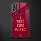 i feel like pablo glass case for vivo y20 image