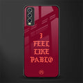 i feel like pablo glass case for vivo y20i vivo y20t image