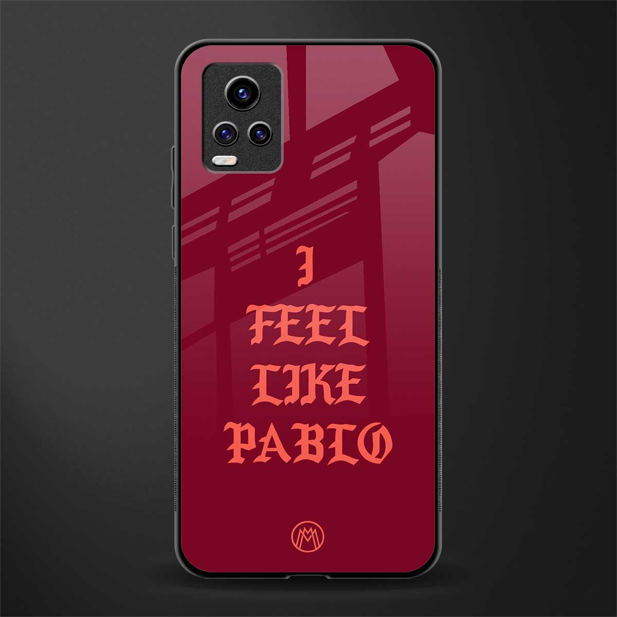 i feel like pablo glass case for vivo v20 image