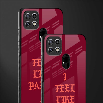i feel like pablo glass case for oppo a15s image-2