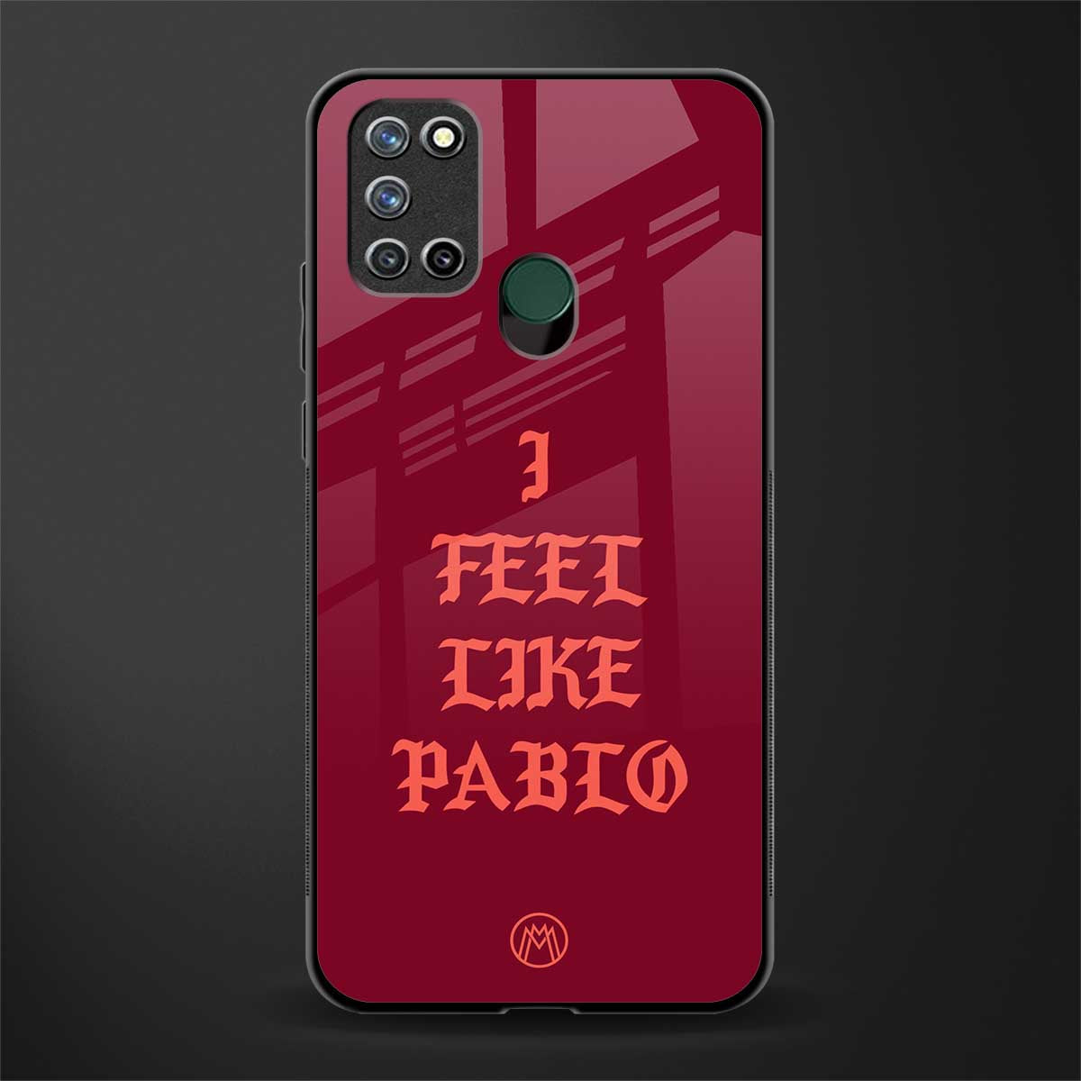 i feel like pablo glass case for realme 7i image