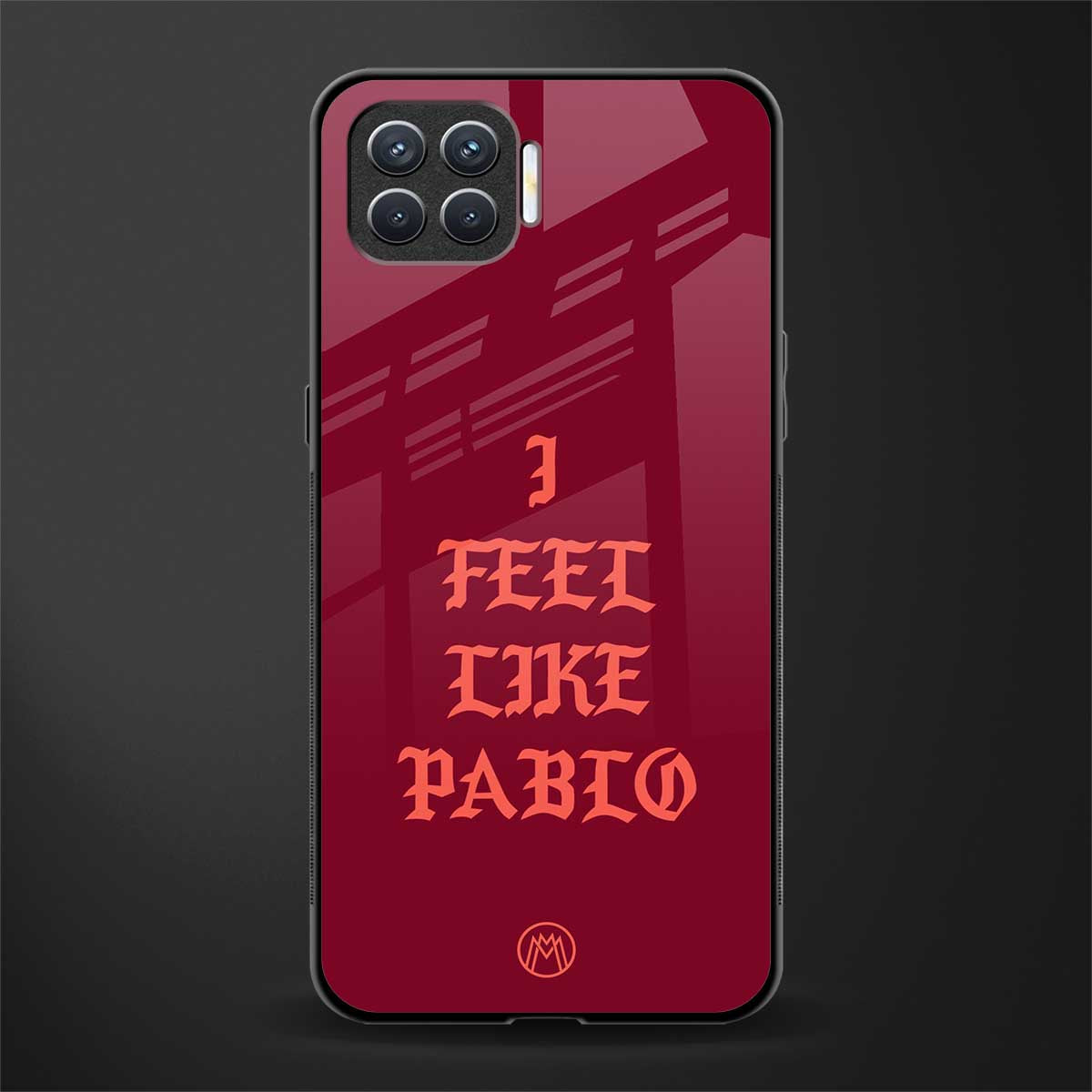 i feel like pablo glass case for oppo f17 image