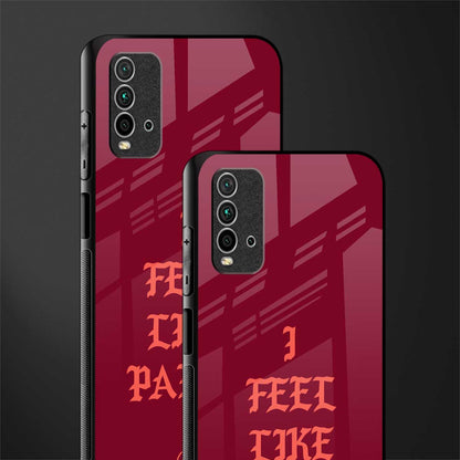 i feel like pablo glass case for redmi 9 power image-2