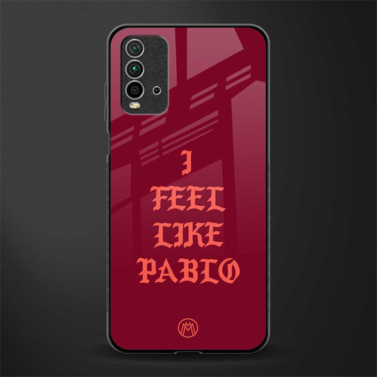 i feel like pablo glass case for redmi 9 power image