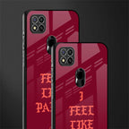 i feel like pablo glass case for poco c31 image-2