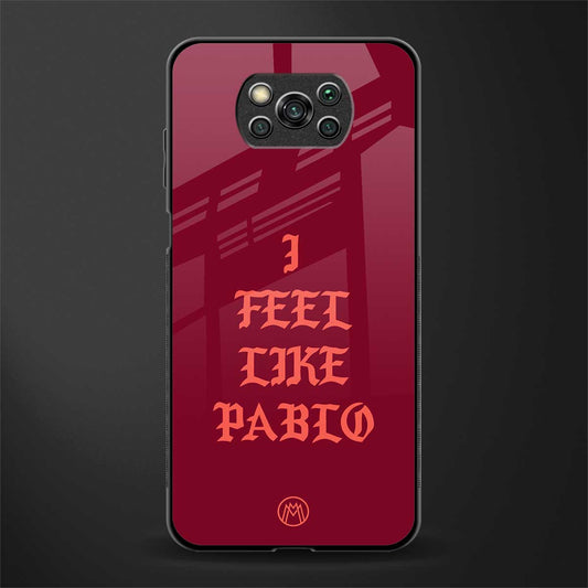 i feel like pablo glass case for poco x3 pro image