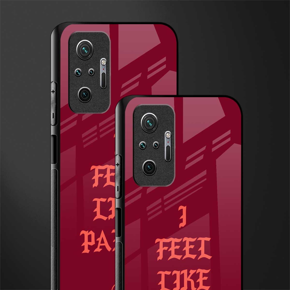 i feel like pablo glass case for redmi note 10 pro max image-2