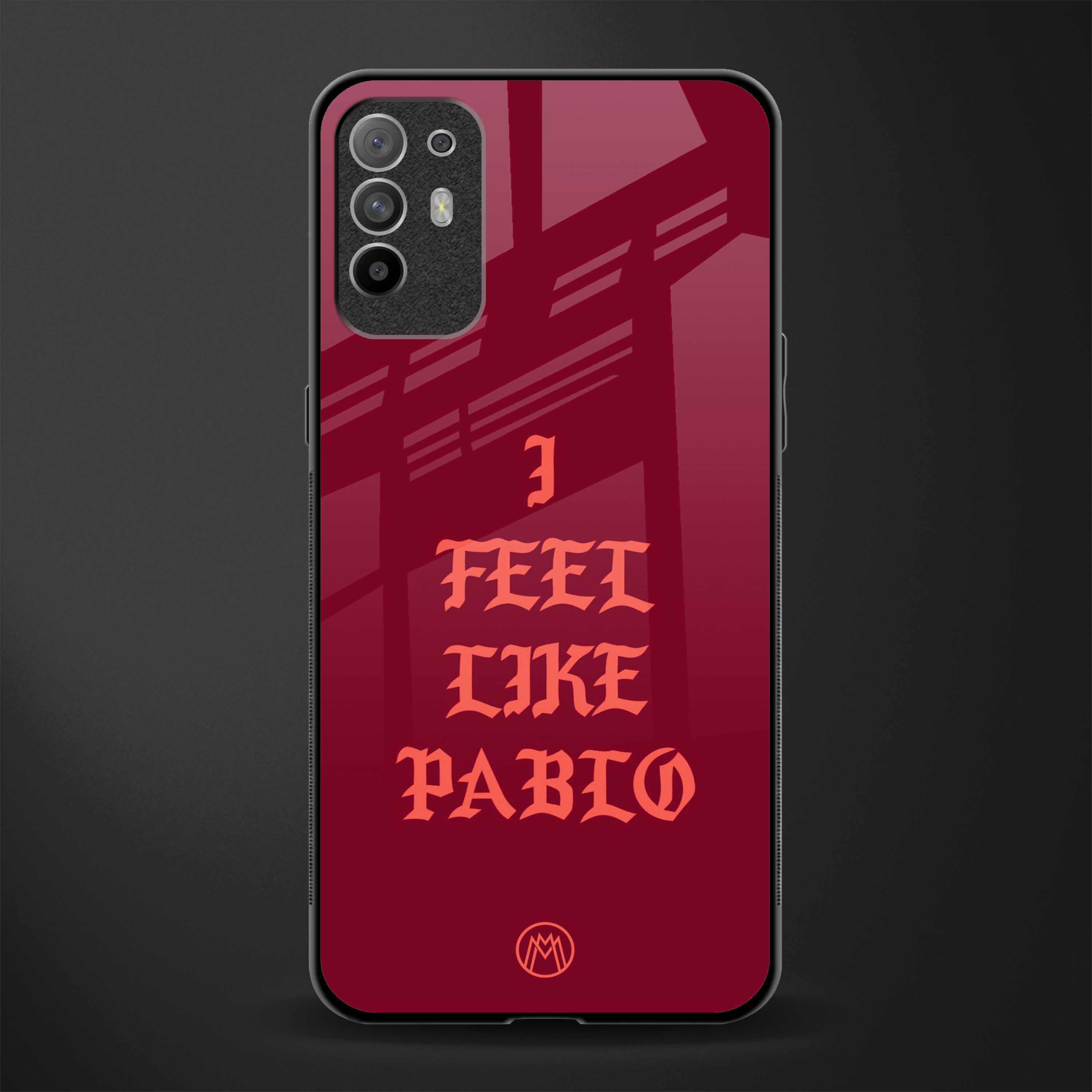i feel like pablo glass case for oppo f19 pro plus image