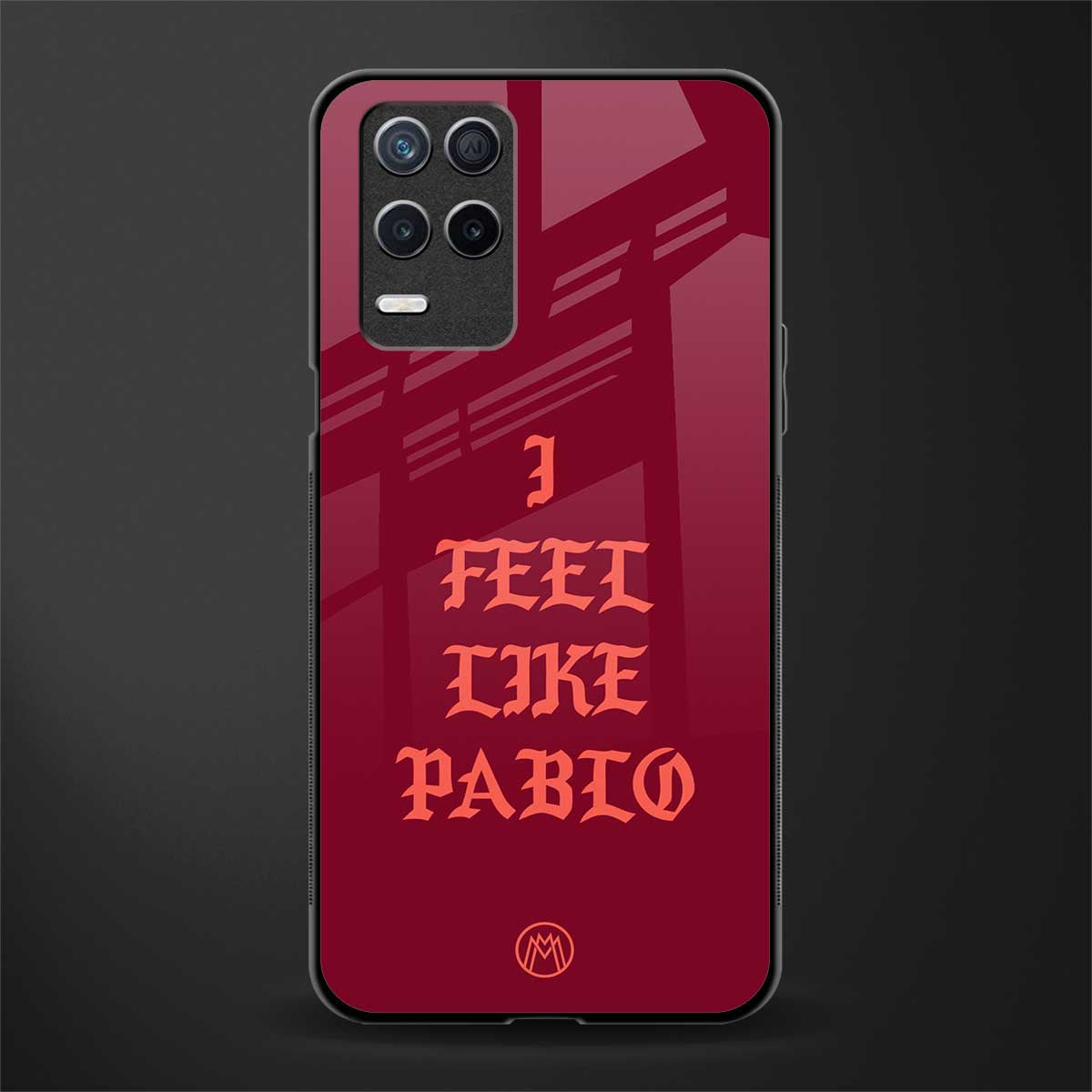 i feel like pablo glass case for realme 8 5g image