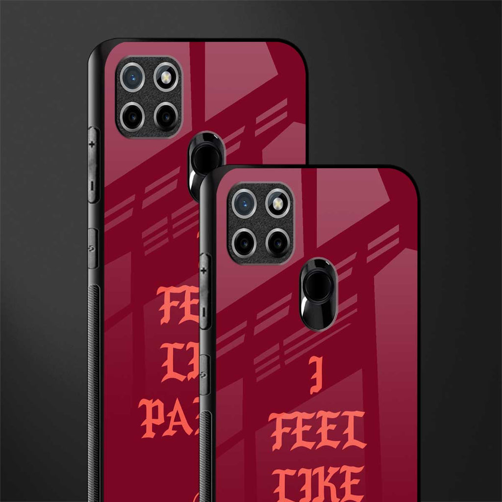 i feel like pablo glass case for realme c21 image-2