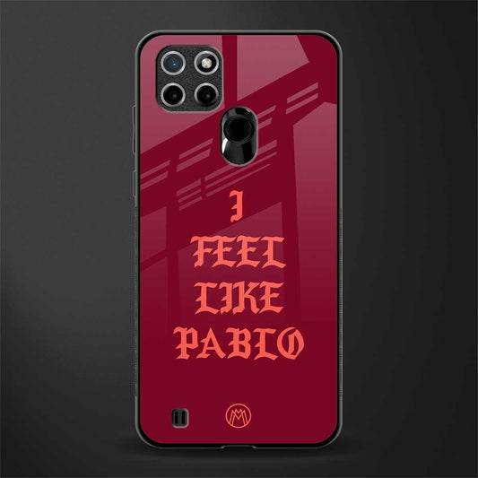 i feel like pablo glass case for realme c21 image