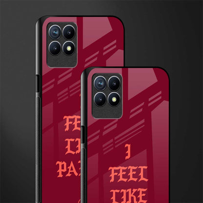 i feel like pablo glass case for realme 8i image-2