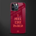 i feel like pablo glass case for iphone 12 pro image