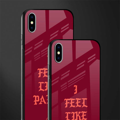 i feel like pablo glass case for iphone xs max image-2